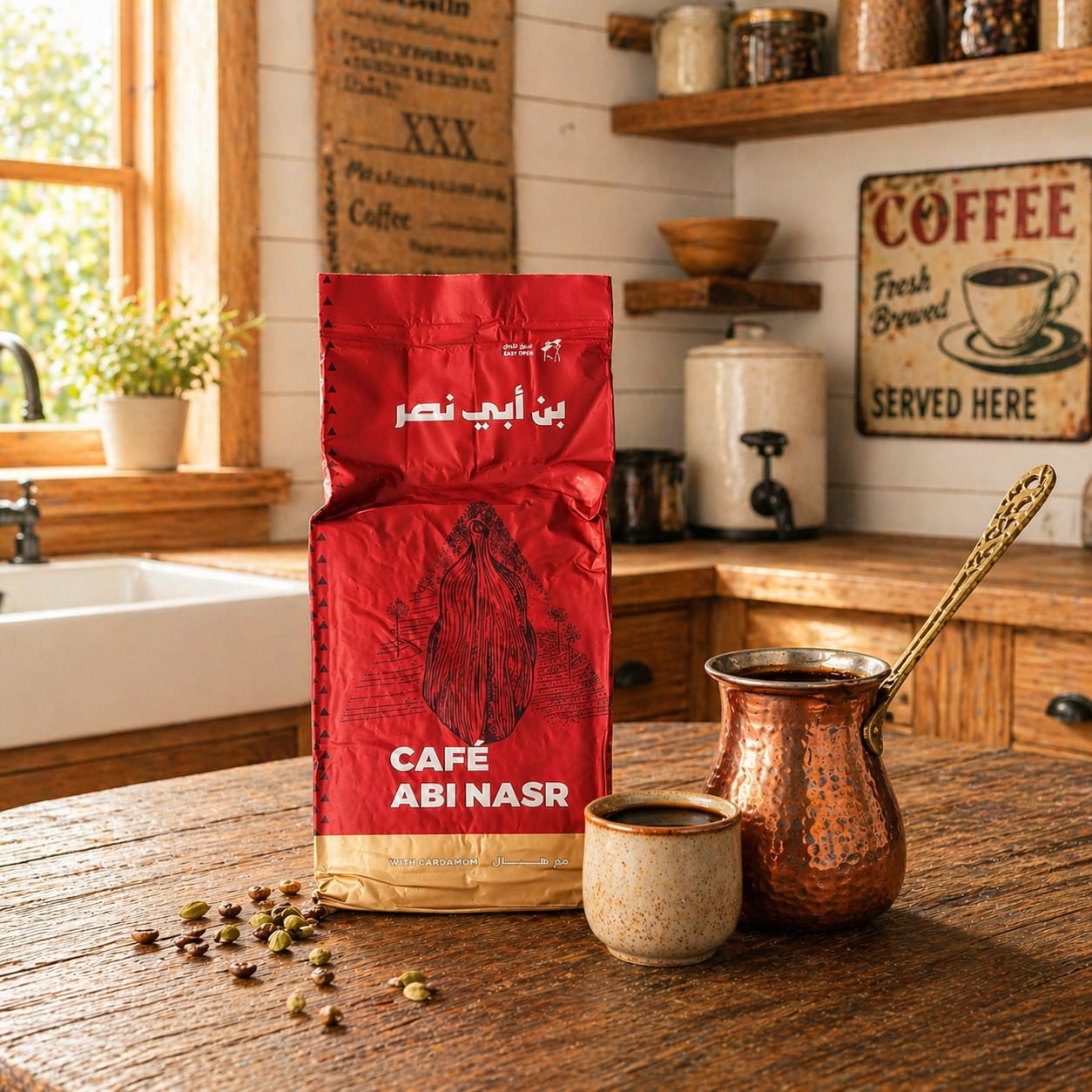 Turkish Coffee with Cardamom